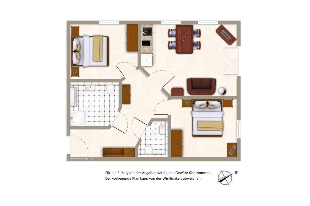 Villa Strandperle Whg 25 제바트헤링스도르프 외부 사진